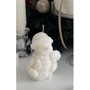 Snowman Candle 